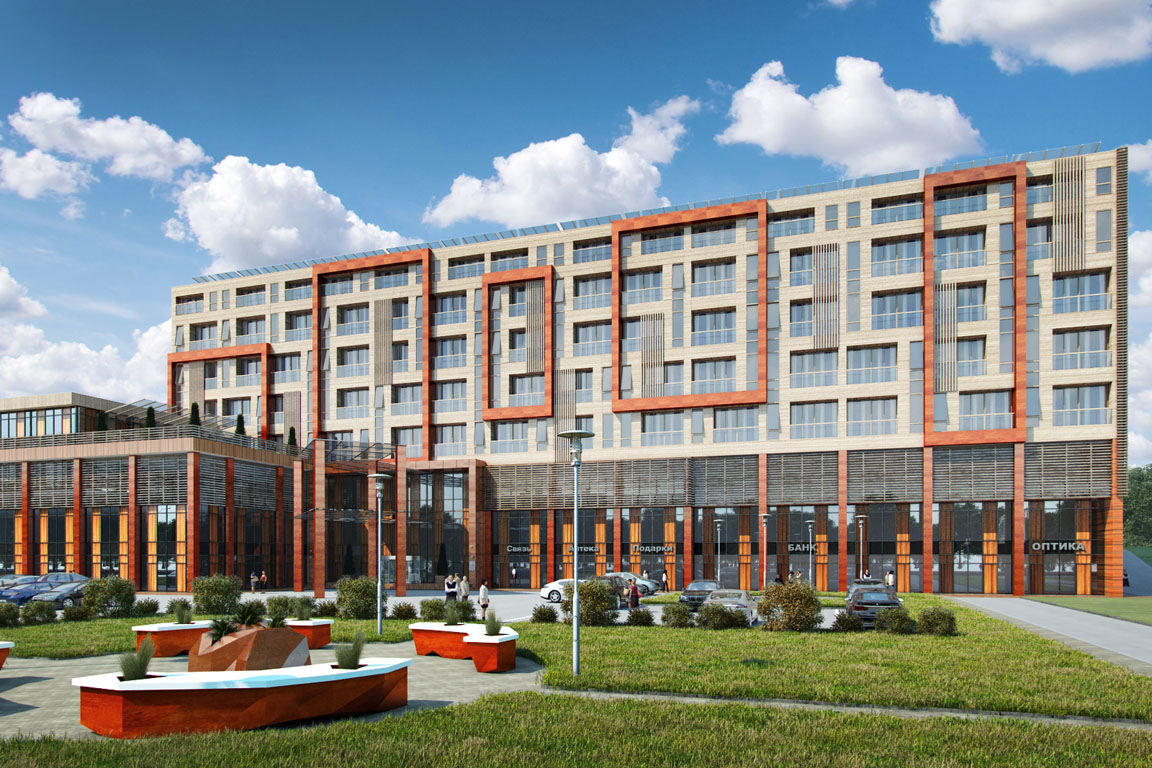 Архитектурная концепция. ЖК Apartville. Москва. 2013