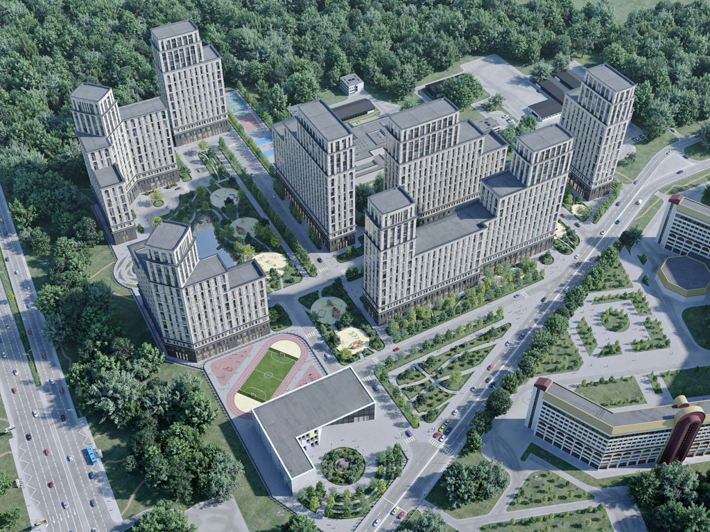 Rublevka. 3Dviz. Mscow. 2019
